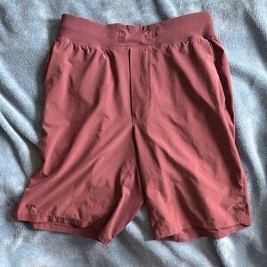 lululemon athletica Men's Brick Red Athletic Shorts